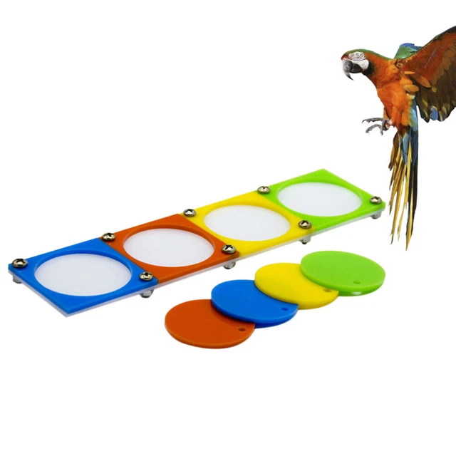 1pc Vögel spielen Spielzeug Papagei Spielzeug Vogel Farbe Zug Spielzeug Kind Int