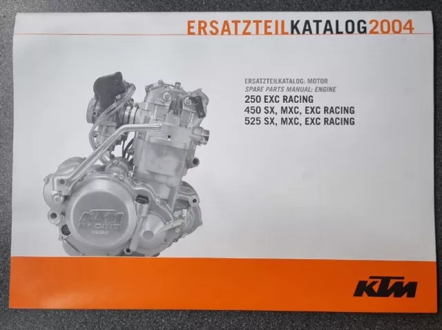 ersatzteilkatalog spare parts manual 250/300/380 sx mxc exc