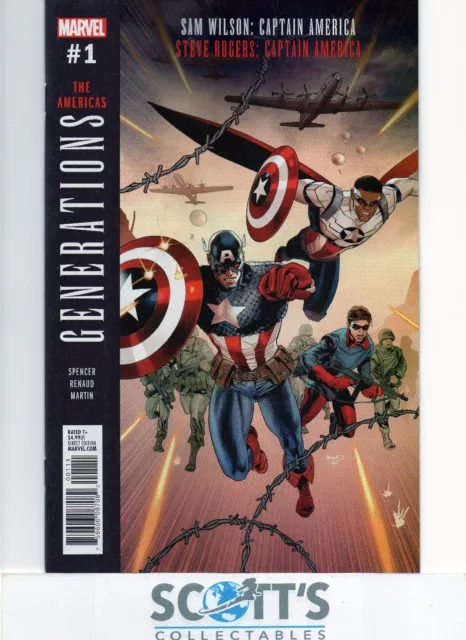 Generations Captain Americas #1 Neu (Beutel & Bardiert)