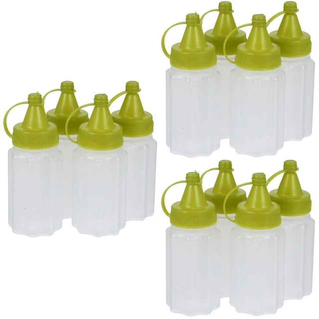 Bouteille à Presser à 3 Trous - Qualité Alimentaire - Pour Ketchup