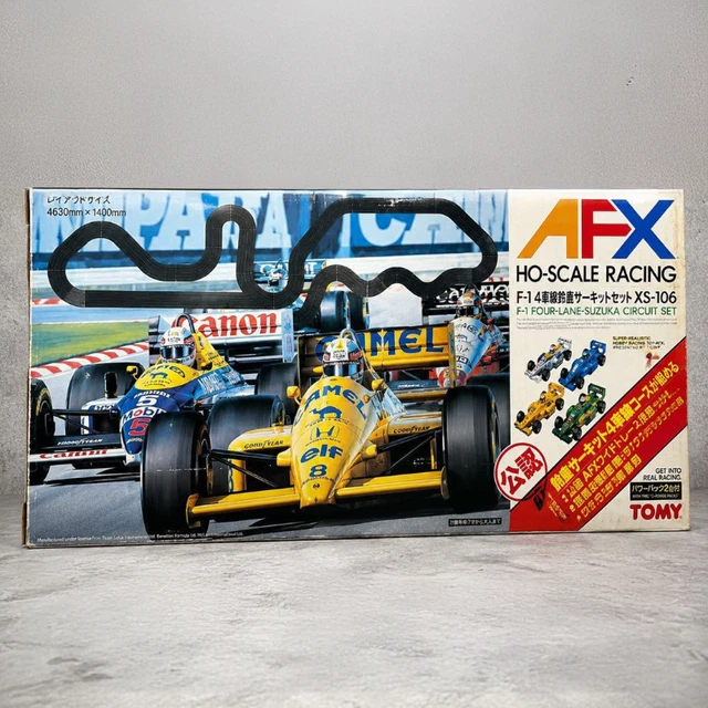 TOMY AFX XS-106 4 Lane Slot Car Race Circuit Set Vintage item