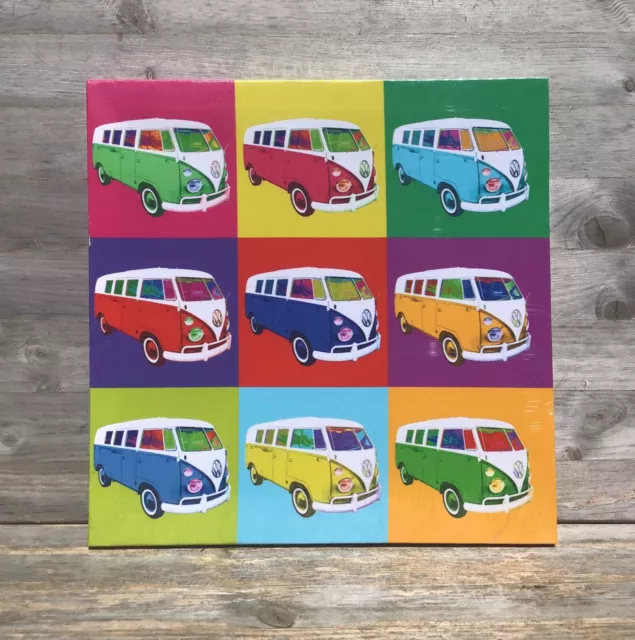 Volkswagen Camper Van Pop Art Canvas Wall Art Picture Print VW Art Work