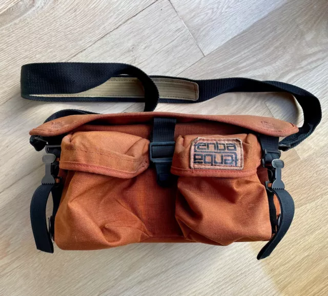 TENBA P-500 Shoulder Pro Camera Bag, Burnt Orange, with Strap & Inserts