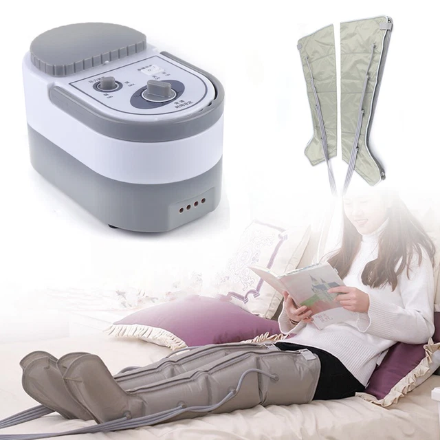 NEW LEG MASSAGER Leg Compression Machine Treat Lymphedema Air Pump Leg