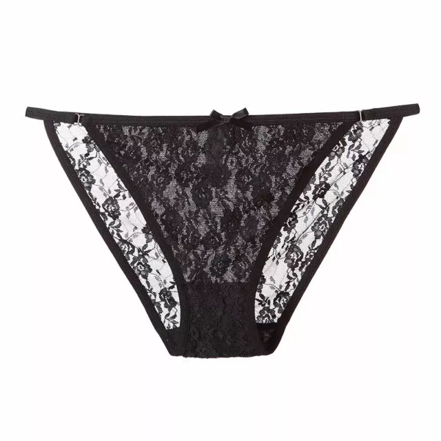 M&S GREY SEXY Ultra-Feminine Lace Waist Bikini Knickers - Size 6 to 18  (614590) £4.49 - PicClick UK