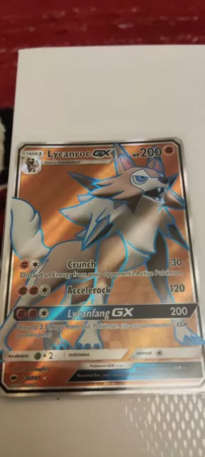 Lycanroc GX 136/147 - Burning Shadows Pokemon Card - N/M