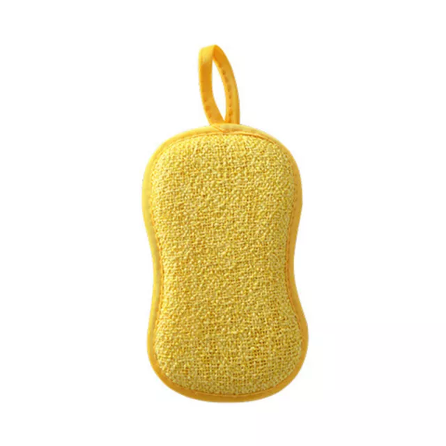 Cleaning Sponge Double Sided Wash Hanging Rope Scrubbing Sponge Thick D