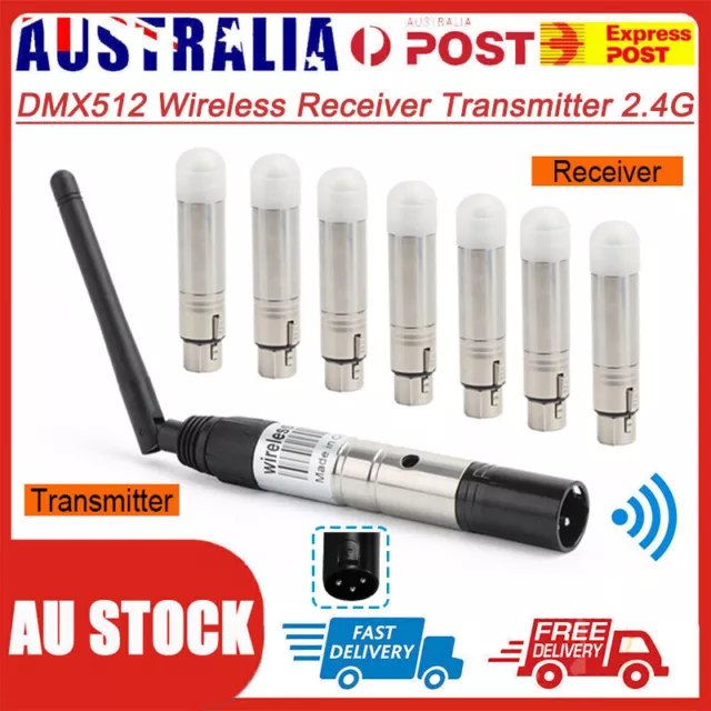 2.4G Wireless Receiver Transmitter DMX512 Stage Lighting Effects DMX Controllers