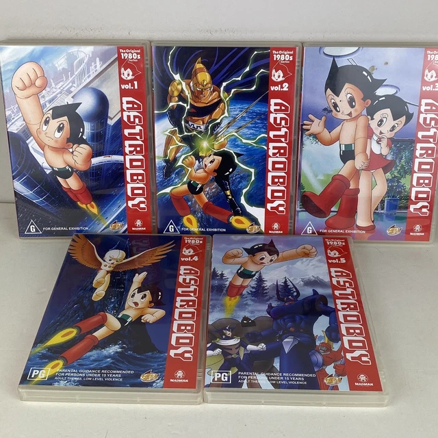 ASTRO BOY VOL 1 10 (DVD, 1980) Region 4 Complete 1980s Series Anime