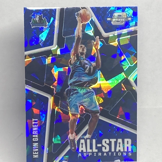 Kevin Garnett All Star Aspirations Contenders Optic Blue Cracked Ice 2020-21