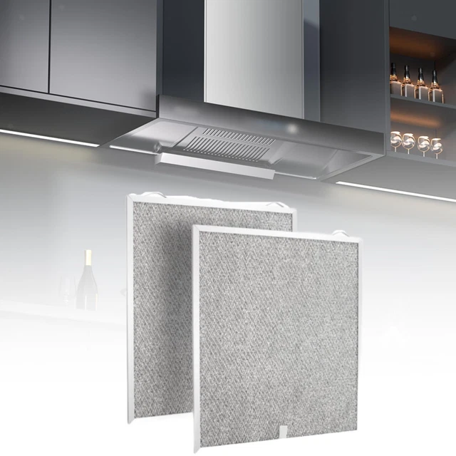 Filtres à Graisse Pour Hotte Aspirante - Lot De 2 En Acier Inox, 5 Couches, Dimensions 305x267x9 Mm - 2
