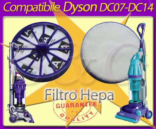 DYSON DC07 DC14 Filtre Hepa Anti-allergique Compatible Première Qualité' DY07H 2