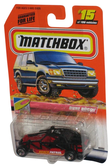MATCHBOX PLAGE 1999 Rouge Dune Buggy Patrouille Voiture Jouet