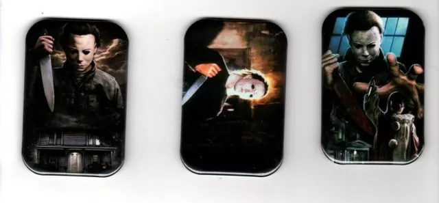 Michael Myers   3 Refrigerator Magnet  2" X 3"  With Rounded Corner