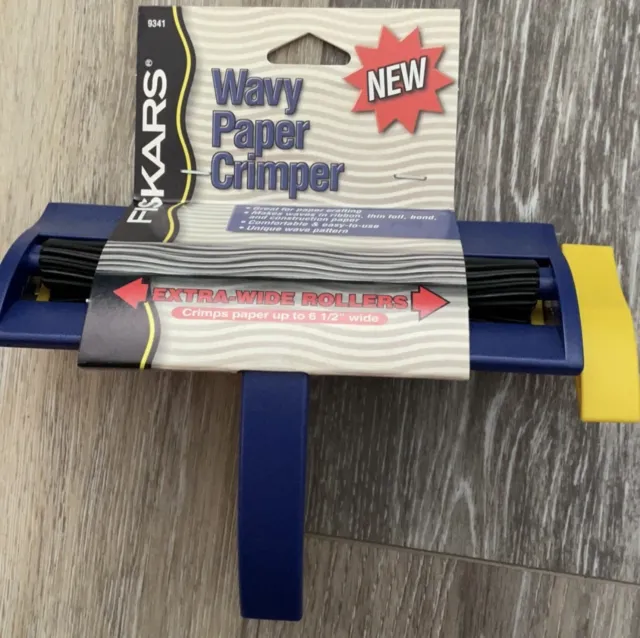 Fiskars Wavy Paper Crimper Tools 6.5” Wide