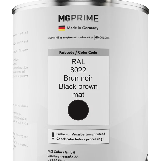 Profil Plat En Aluminium 30x2 Mm - Longueur 1250 Mm, Vernis RAL 8022 Brun Noirâtre Mat - Fabriqué En Italie - Pour Plinthes, Bricolage - 10