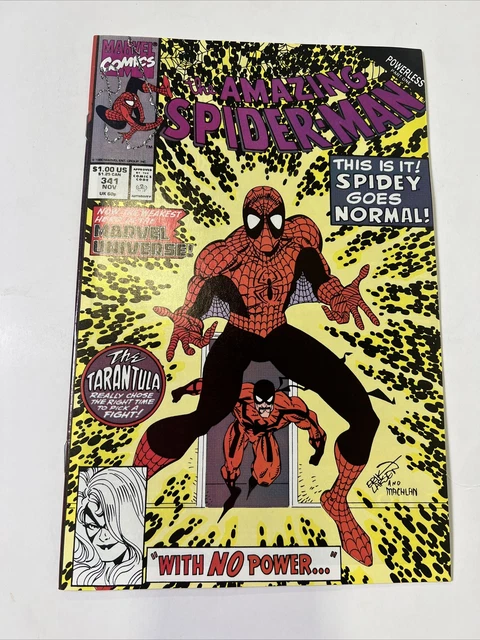 Marvel The Amazing Spiderman # 341 Copper Age Comic Book. NM