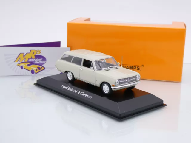 Maxichamps 940041011 # Opel Rekord A Caravan Baujahr 1962 " beige " 1:43 NEUHEIT