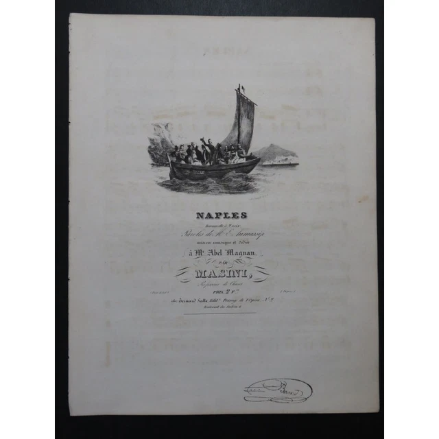MASINI F. Naples Chant Piano ca1830 2