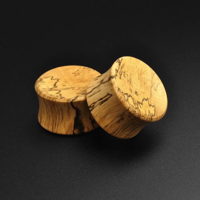 Tamarind Wood Double Flare Concave Plug Handmade Organic Ear Gauges