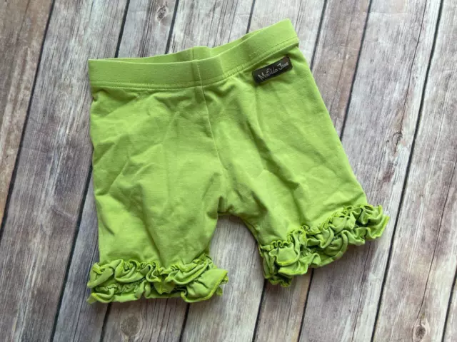 Matilda Jane size 6 Choose Your Own Path Grow With Me Lime Green Shorties B4