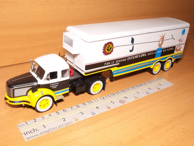 COLLECTION ALTAYA SEMI-REMORQUE 1/43 Berliet TBC 8KT 1962-1968