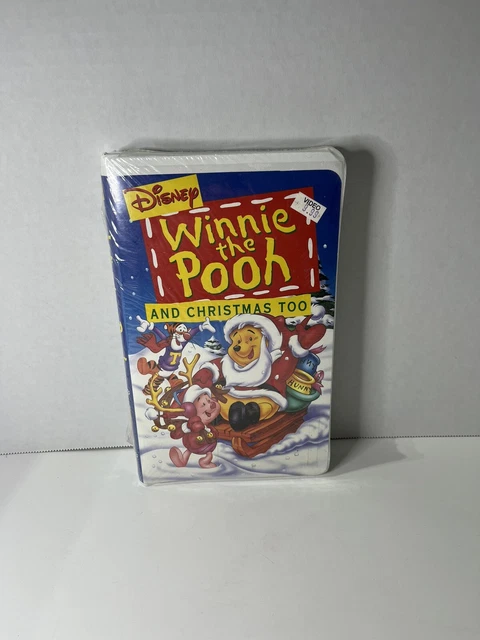 WINNIE THE POOH and Christmas Too VHS Tape 1997 New Sealed VTG Walt ...