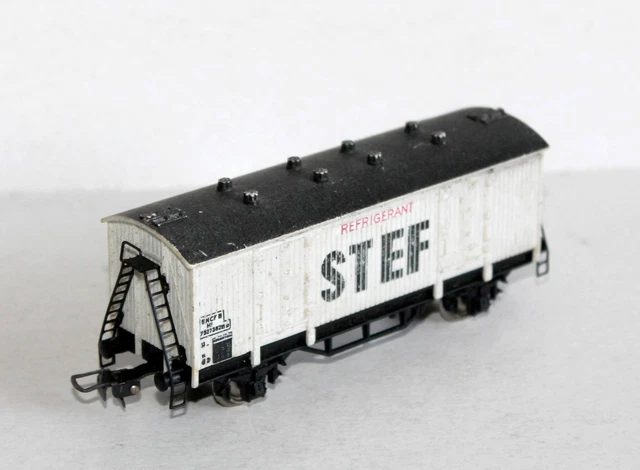 Wagon Réfrigérant STEF Jean Laffont – Voie HO (1/87) – Métal Et Presspahn – Occasion