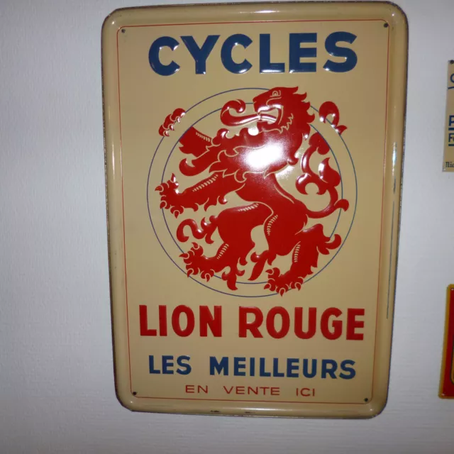 CYCLES LION ROUGE LES MEILLEURS EN VENTE ICI ORIGINAL UM 1950 50x35 cm