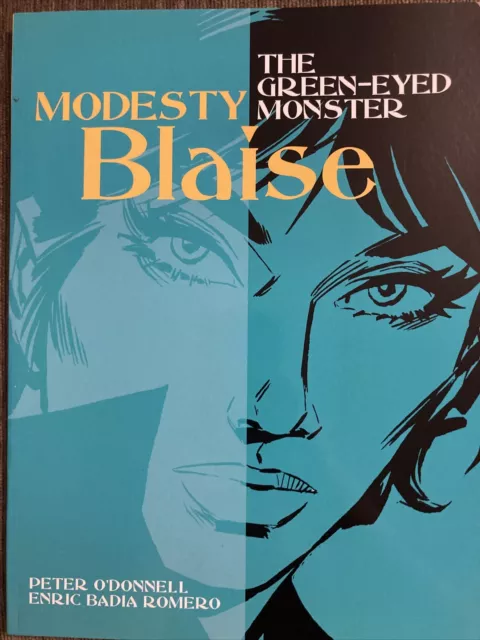 Modesty Blaise - The Green-Eyed Monster - Titan Comics Graphic Novel VGC