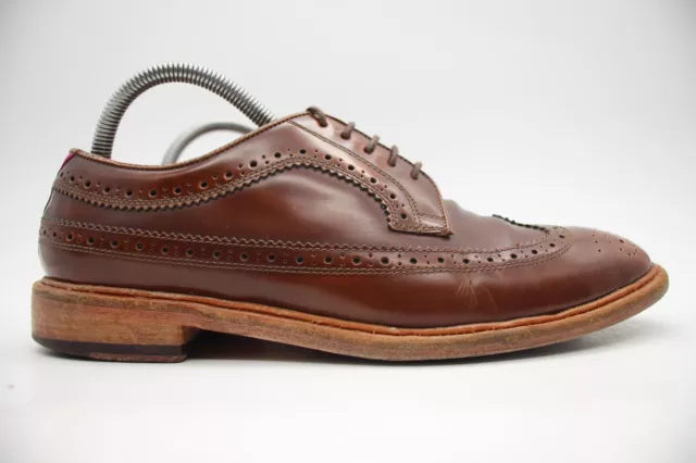 Paul Smith Wingtip Brogue Oxfords Men's UK 6 Brown Leather Shoes Italy