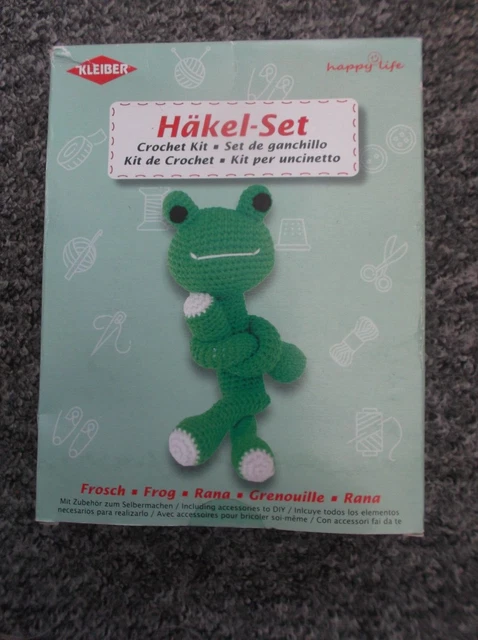KITS DE CROCHET DE JUGUETE KLEIBER - Diseño de rana - Nuevo