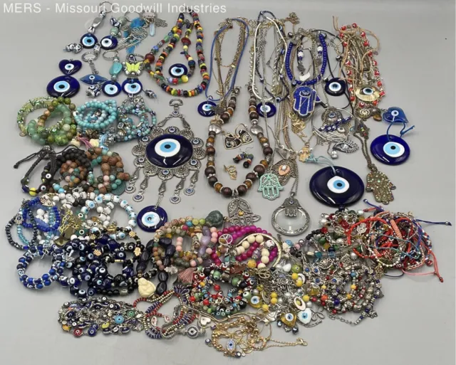 Lot of All Seeing Eye/Hamsa Jewelry  - 6 Pounds - Mixed Metal