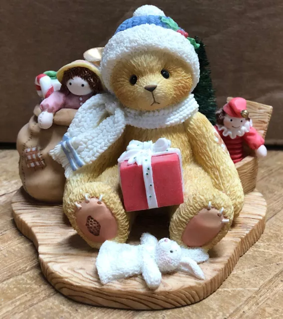 Used 1998 Cherished Teddies Evan "May Your Christmas Be Trimmed In..." 484822.