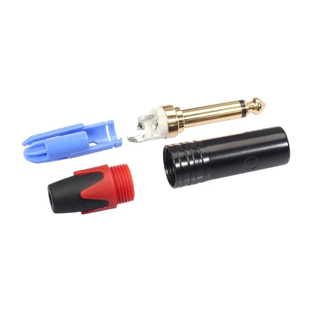 High Quality 14 Inch Microphone Plug Cable Gold Plated Connector Brass Material 3
