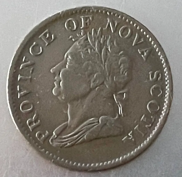 1832 Nova Scotia Half Penny Token, Sharp XF