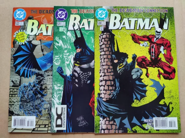 Batman #530-532 (1996, DC) VF 531 "The Deadman Connection" Complete Set
