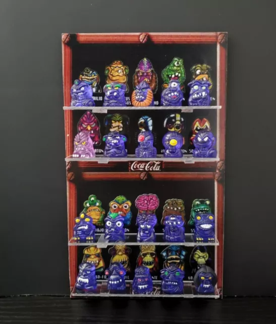 Crazy Bones Coca Cola Geloucos Rockeiros GLITTER TEAL LIPS *Extremely  Rare*