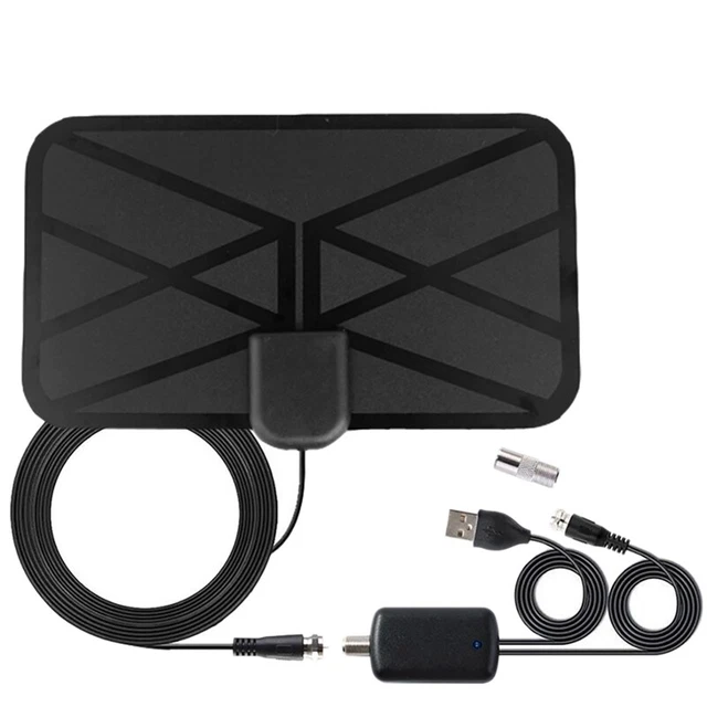 Antenna TV Digitale Interna 260+ Miglia - Con Amplificatore Segnale, Base Magnetica, Supporta 4K/1080P - Foto 10