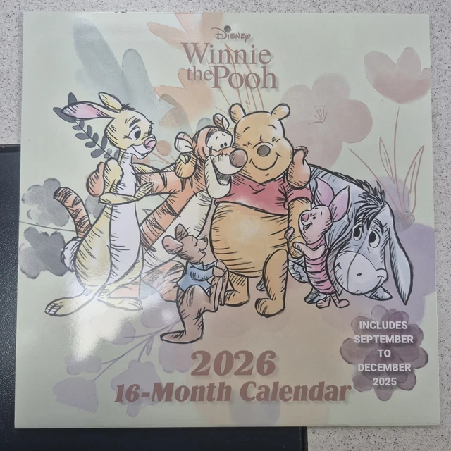 WINNIE THE POOH 2026 Calendar. New And Sealed £5.98 - PicClick UK