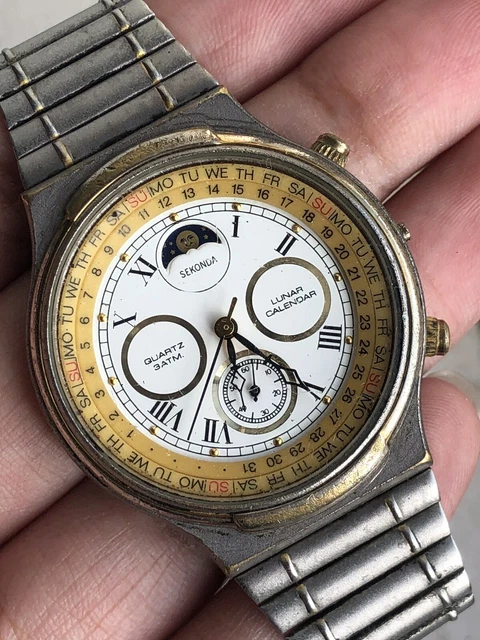 Sekonda lunar calendar best sale watch