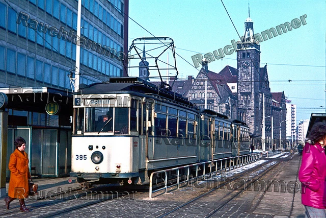 PE-Fotoabzug 10x15 Straba Tw 395 Karl-Marx-Stadt 1976 / F200572