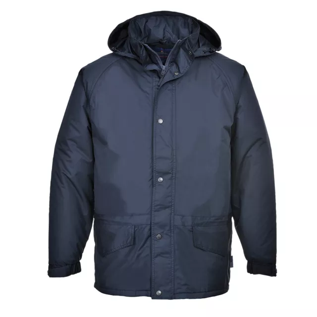 Portwest S530 Arbroath Veste Hiver Doublure Polaire Cordon Imperméable Poches