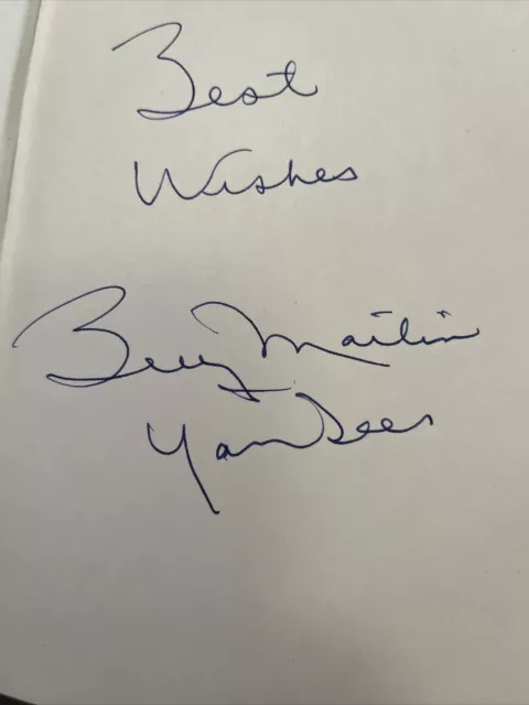 Billy Martin BILLYBALL HC Signed 1st Ed  HUGE Signature W/ Yankees Inscription