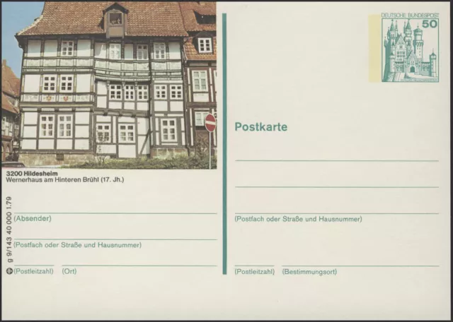 P129-g9/143 3200 Hildesheim, Fachwerkhaus Wernerhaus **