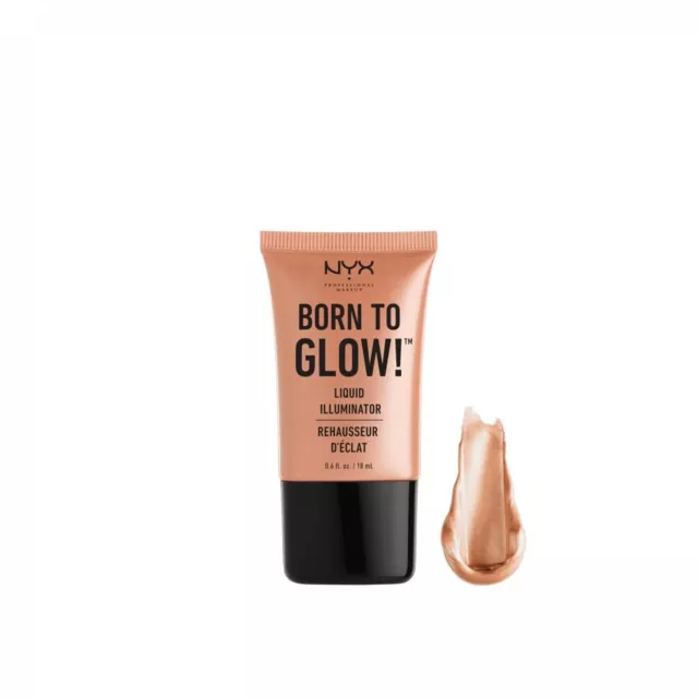 NYX Professional Makeup Born To Glow Liquid Illuminator Gleam 18ml New & Sealed