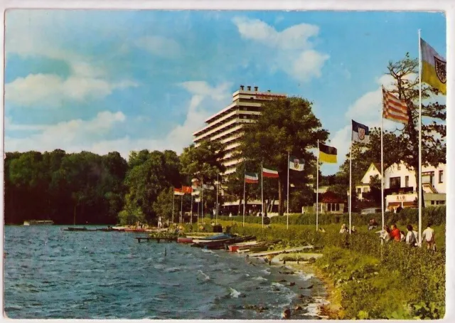 Vintage Postcard Hotel Intermar Promenade Walkway In The Black Forest Germany
