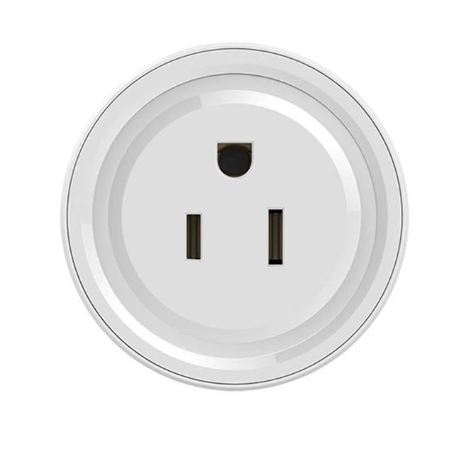 Enchufe de temporizador inteligente ahorro de energía WiFi inteligente enchufe de control de voz ligero