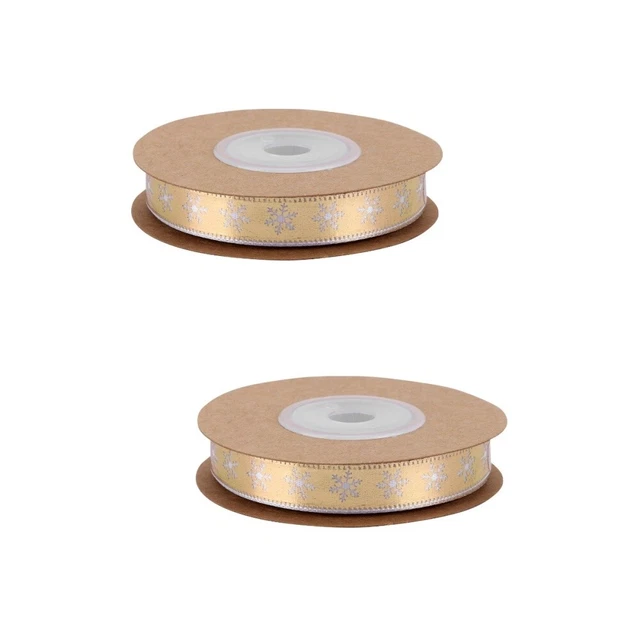 2x Weihnachten Satin Band Weihnachten Baum Bögen Ripsband 6