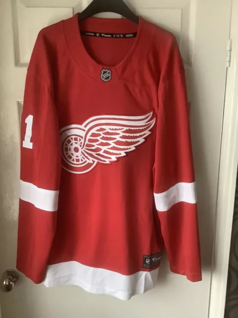 Brand New Fanatics NHL Detroit Red Wings Jersey Red XL Fedorov 91